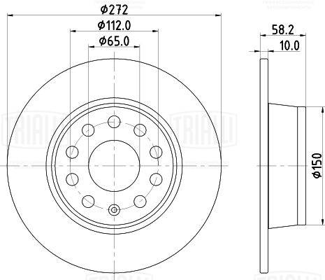Disc frana DF 051308 TRIALLI